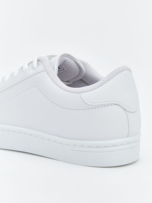 Deri Görünümlü Kadın Spor Ayakkabı - Görsel 6