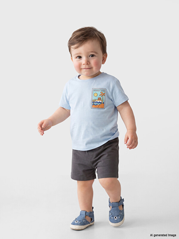 LCW baby سێتی منداڵی کوڕ چاپکراو