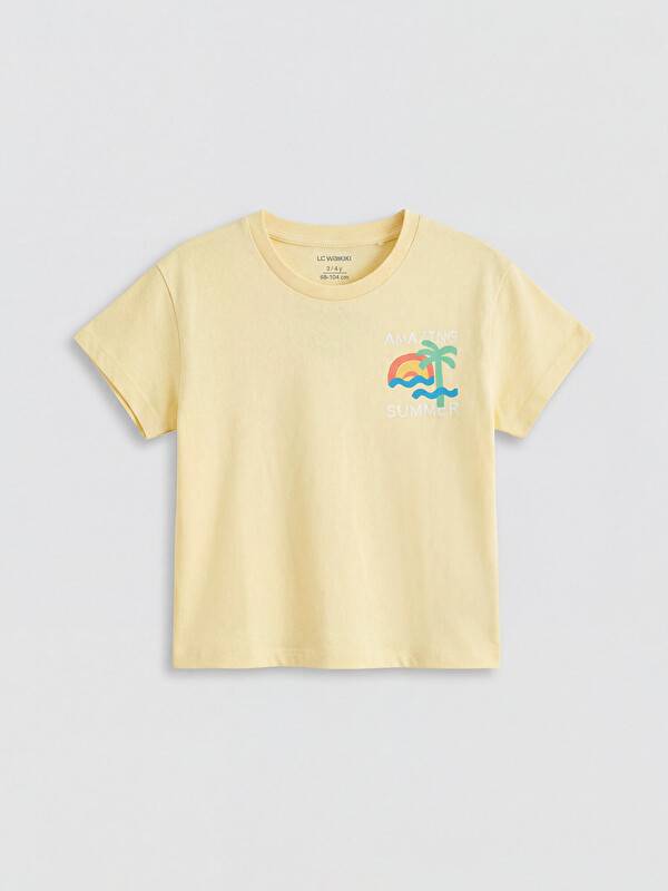 LCW baby Baskılı Erkek Bebek Tişört