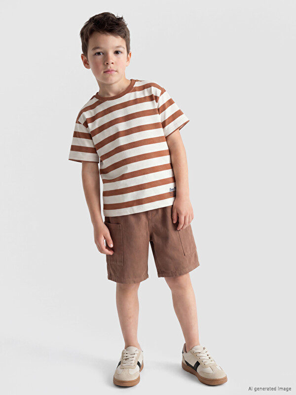 LCW Kids Boy Brown Shorts