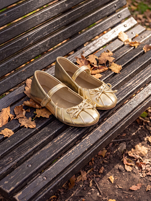 LCW STEPS Bow Detailed Girls' Ballet Flats