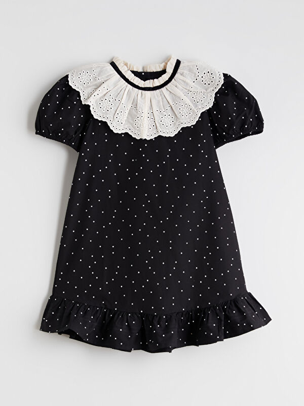LCW Kids Çiçekli Kız Çocuk Elbise