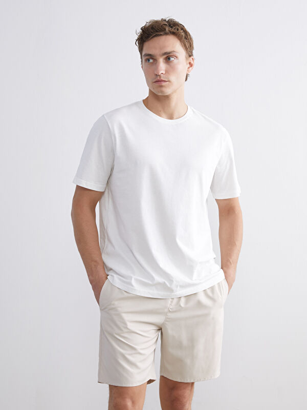 LCW SWIMWEAR Diz Hizası Boy Basic Erkek Deniz Şortu