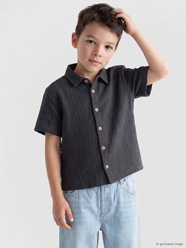 LCW Kids Muslin Boys' Shirt