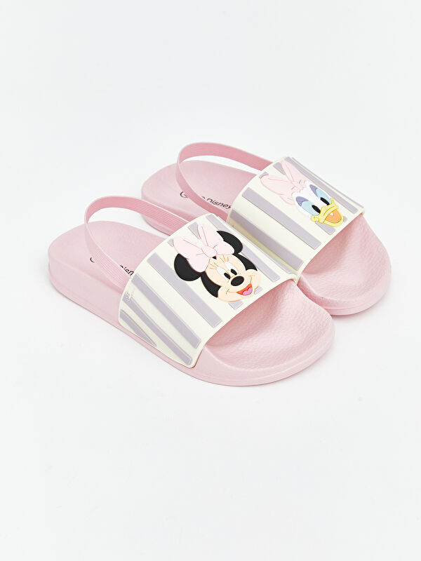 LCW STEPS Minnie Mouse Printed Baby Girls' Sliders