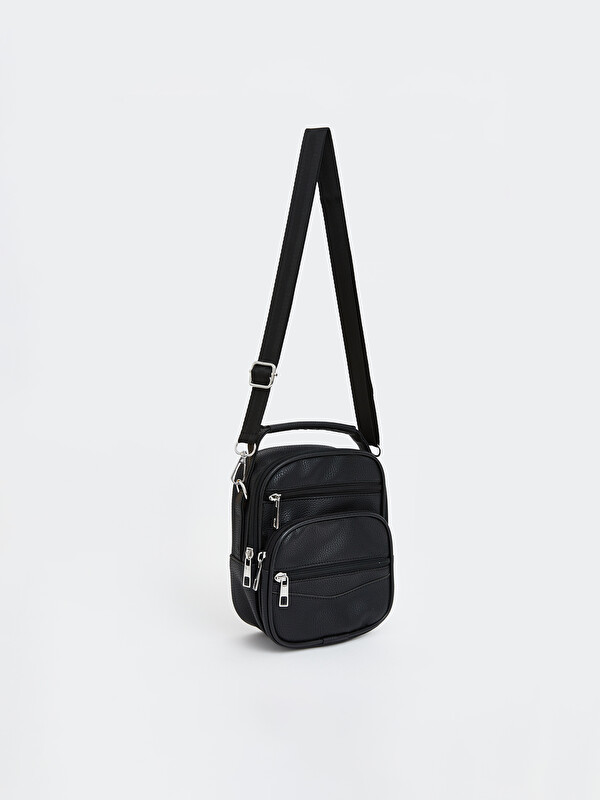 LCW ACCESSORIES Deri Görünümlü Erkek Omuz Çantası