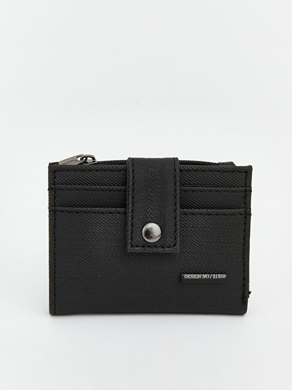 LCW ACCESSORIES Leather Look Men's Card Holder
