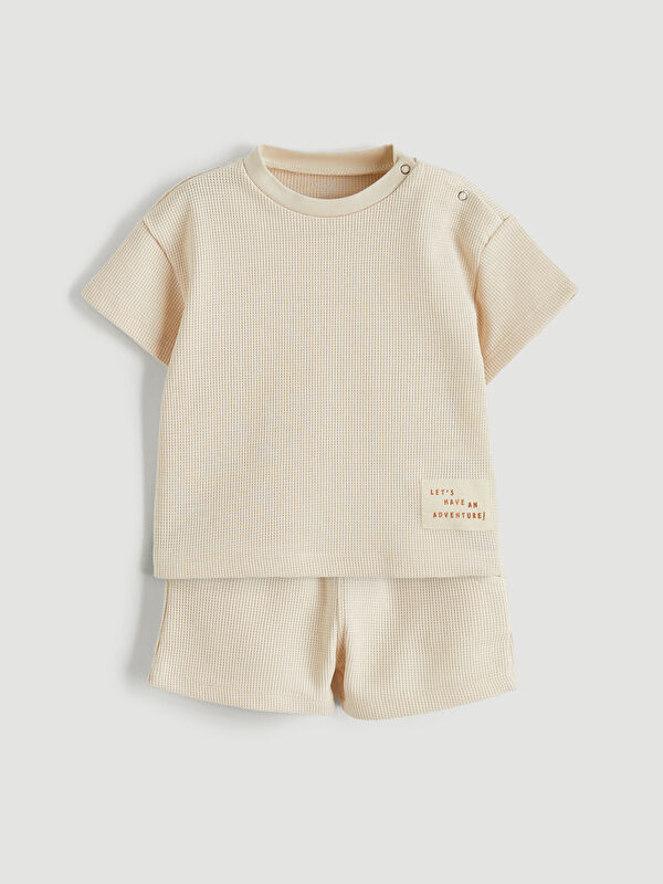 LCW baby Ensemble Essentiel Tee et Shorts Bébé Garçon