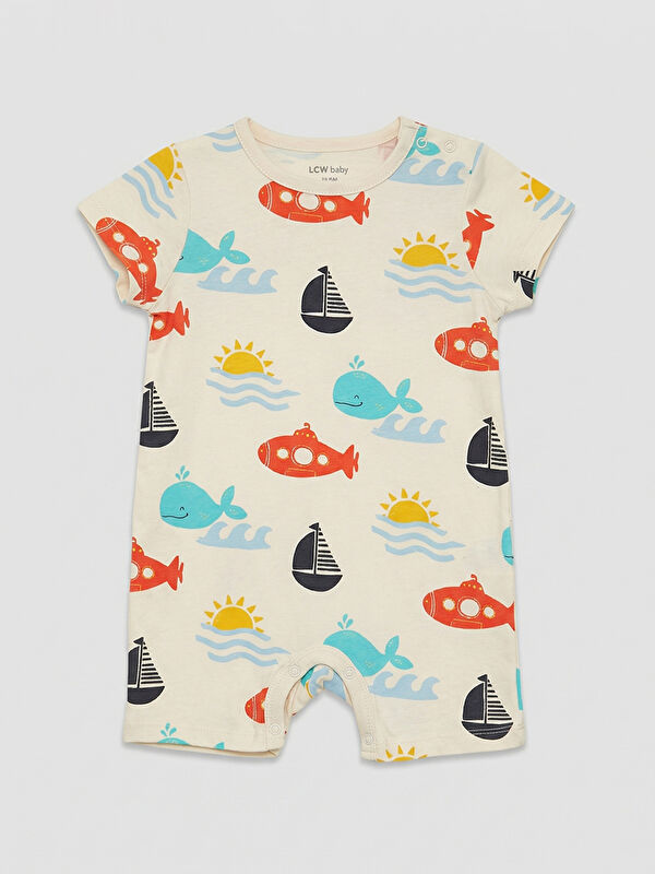 LCW baby Desenli Erkek Bebek Tulum