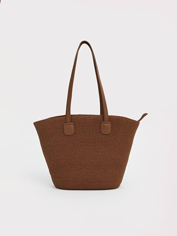 LCW ACCESSORIES Kadın Hasır Plaj Çantası