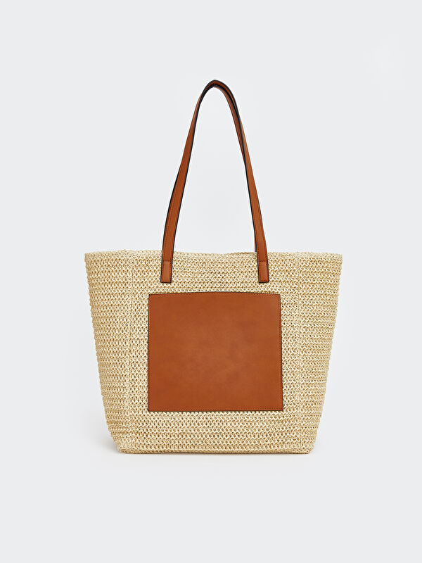 LCW ACCESSORIES Women's Straw Beach Bag