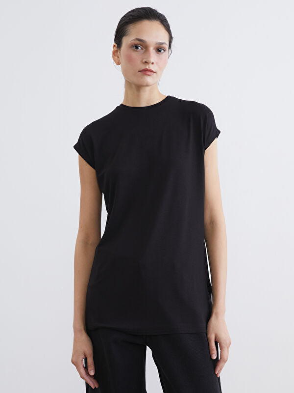 LCW Modest Bisiklet Yaka Kadın Tunik	