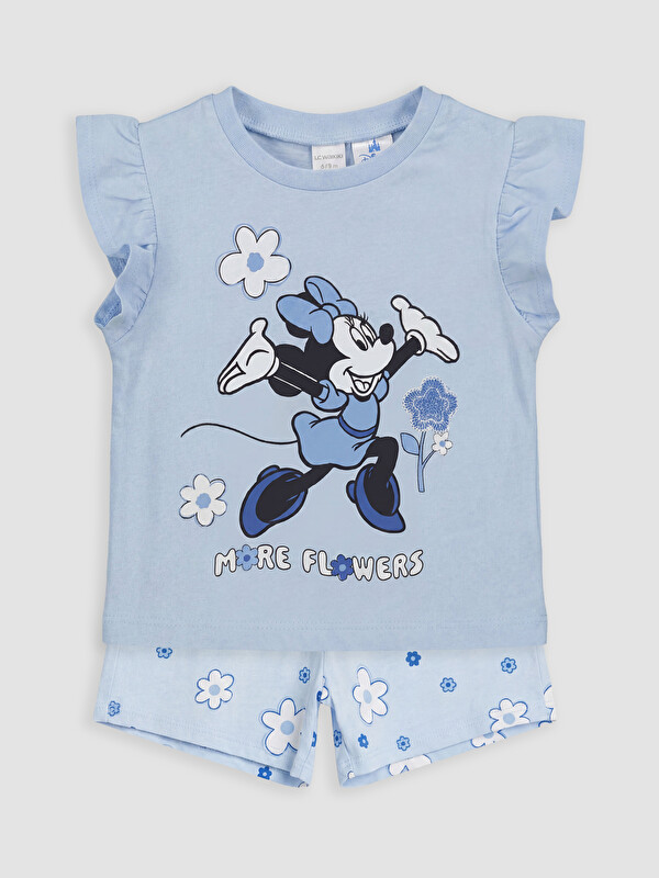LCW baby Minnie Mouse Baskılı Kız Bebek Takım