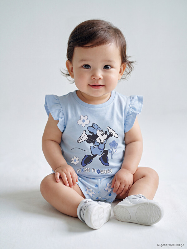 LCW baby Minnie Mouse Printed Baby Girls' Set