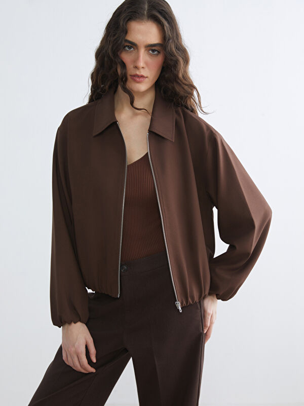 LCW Vision Collar Shirt Women's Jacket