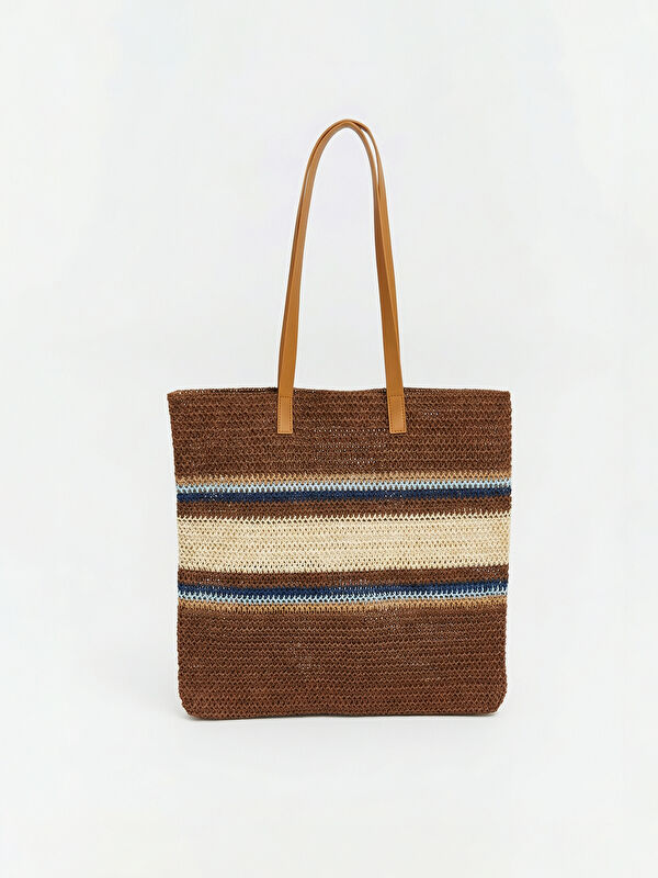 LCW ACCESSORIES Kadın Hasır Plaj Çantası