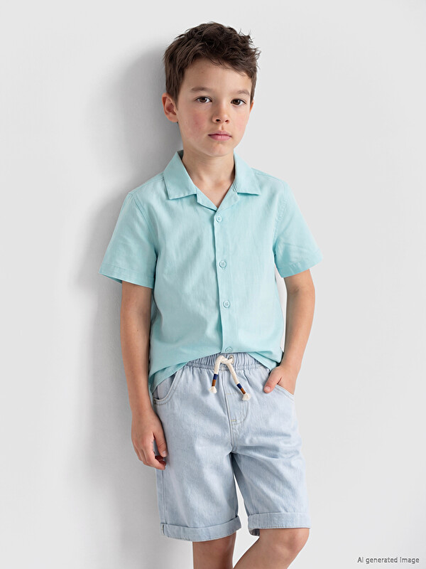 LC WAIKIKI Short Sleeve Boy's Shirt