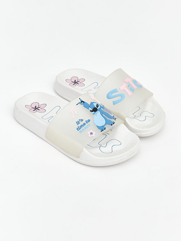 LCW STEPS Lilo & Stitch Printed Girls' Sliders
