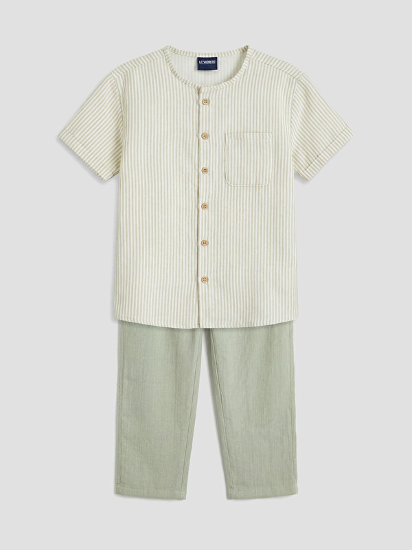 LCW Kids Chemise et Pantalon Rayés pour Garçon