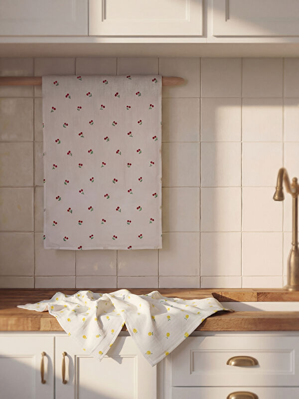 LCW HOME منشفة تجفيف مطبوعة 40x60 سم