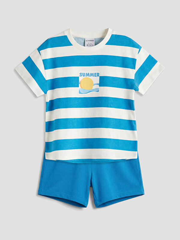 LCW baby Erkek Bebek Tişört ve Şort