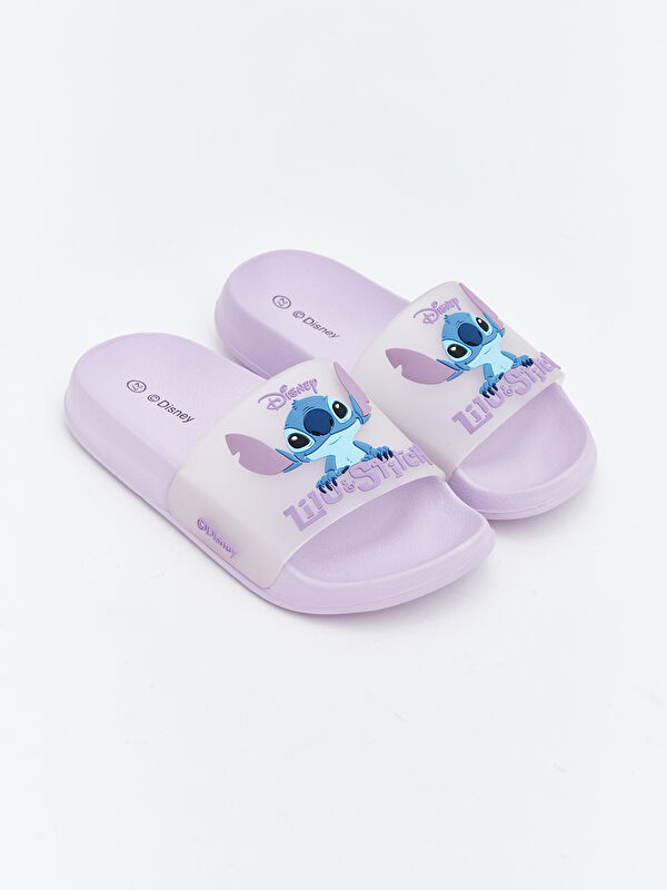 LCW STEPS Stitch Printed Baby Girls' Slippers