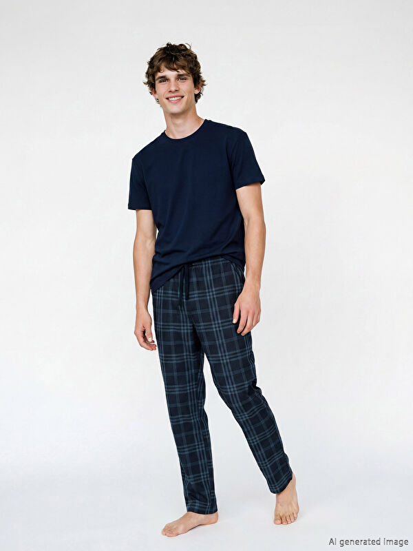 LC WAIKIKI Standart Kalıp Ekose Erkek Pijama Altı