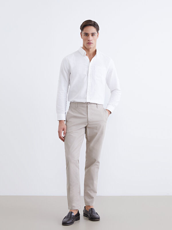 LCWAIKIKI Classic Dar Kalıp Erkek Chino Pantolon