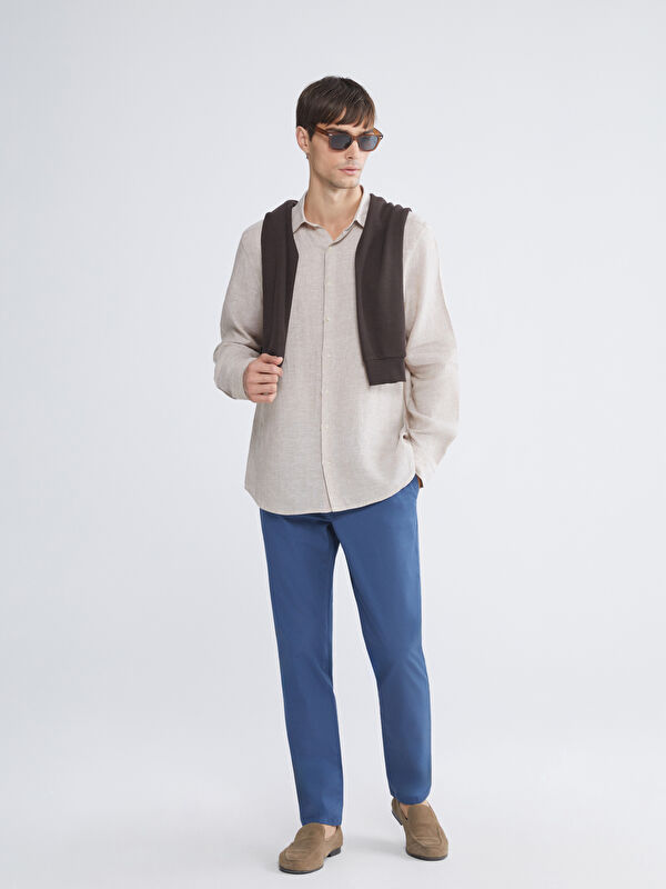 LCWAIKIKI Classic Dar Kalıp Gabardin Erkek Chino Pantolon