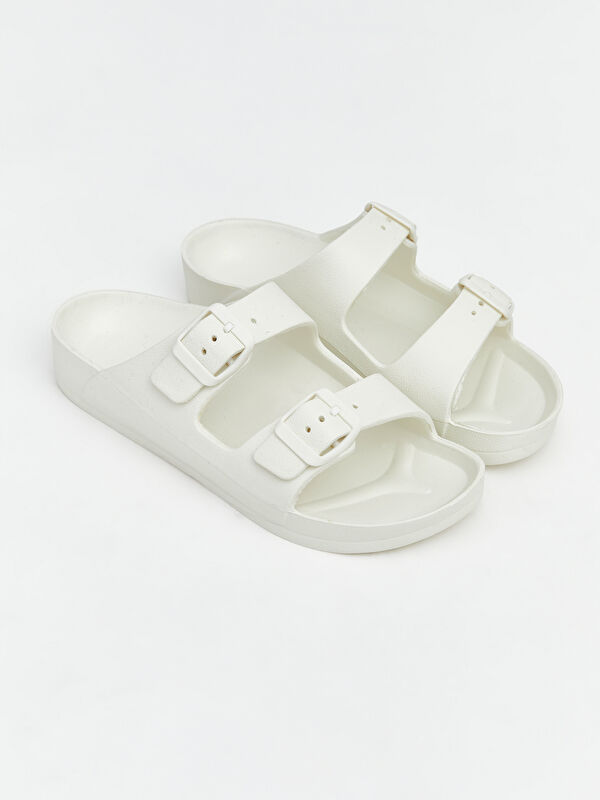 LCW STEPS Thick Soled Double Buckled Girls' Sliders