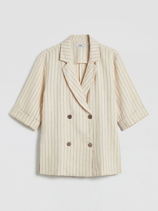 XSIDE Striped Women's Blazer Jacket