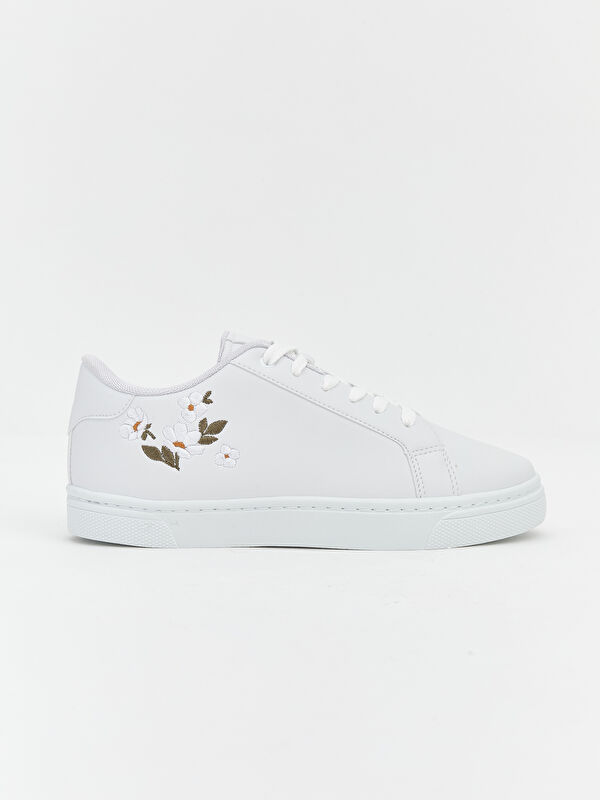 Bağcıklı Kadın Sneaker - Görsel 3