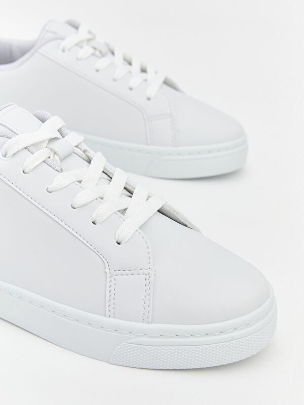 Bağcıklı Kadın Sneaker - Görsel 4