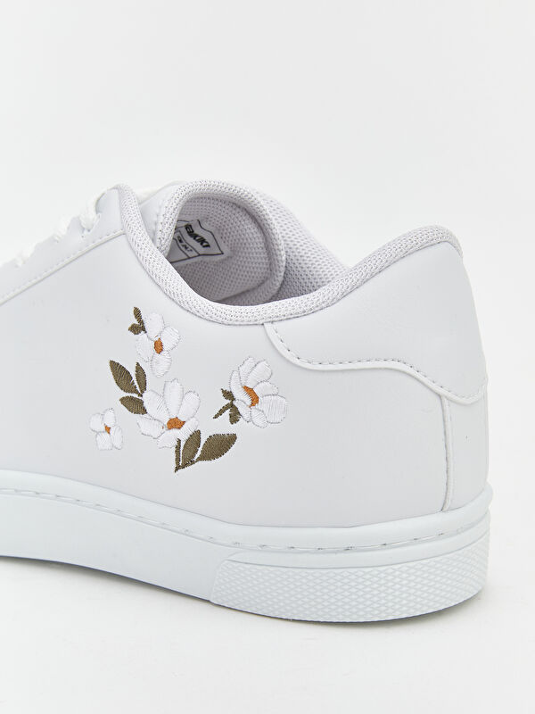 Bağcıklı Kadın Sneaker - Görsel 6