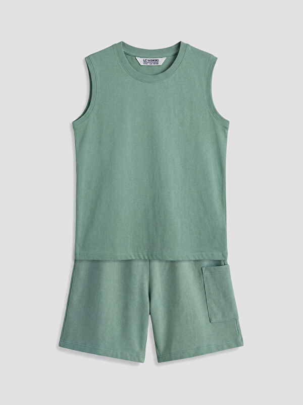 LCW baby Boys' Tank Top and Shorts Set
