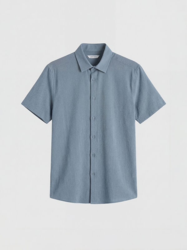LCW Vision Regular Fit Erkek Dokulu Gömlek