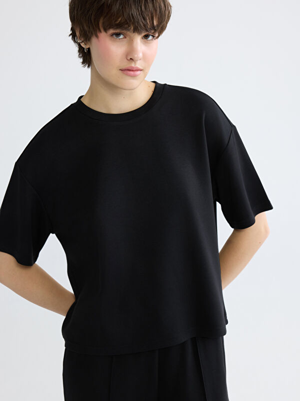 XSIDE Woman BLACK T-Shirt