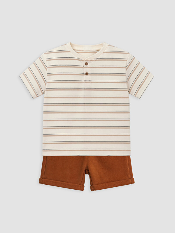 LCW Kids Boy Beige Set