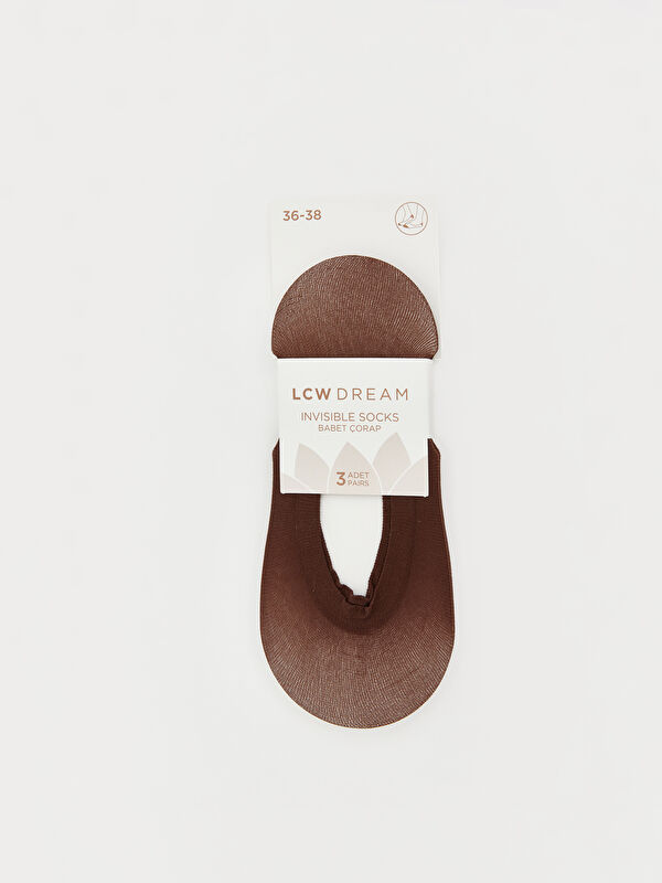 LCW DREAM Women's Invisible Socks 3-packs
