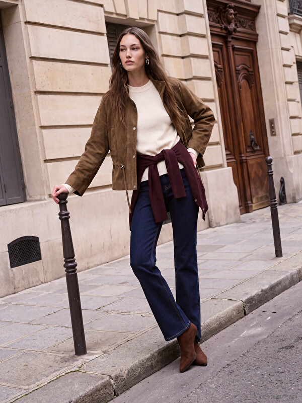 LCW Modest Flare Kadın Jean Pantolon