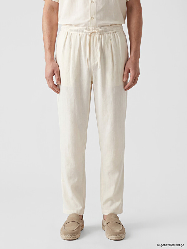 LCW Vision Regular Fit Erkek Pileli Pantolon