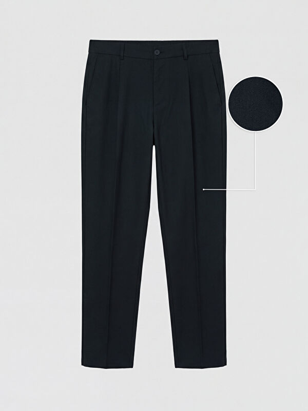 SOUTHBLUE Regular Fit Keten Karışımlı Erkek Pileli Pantolon