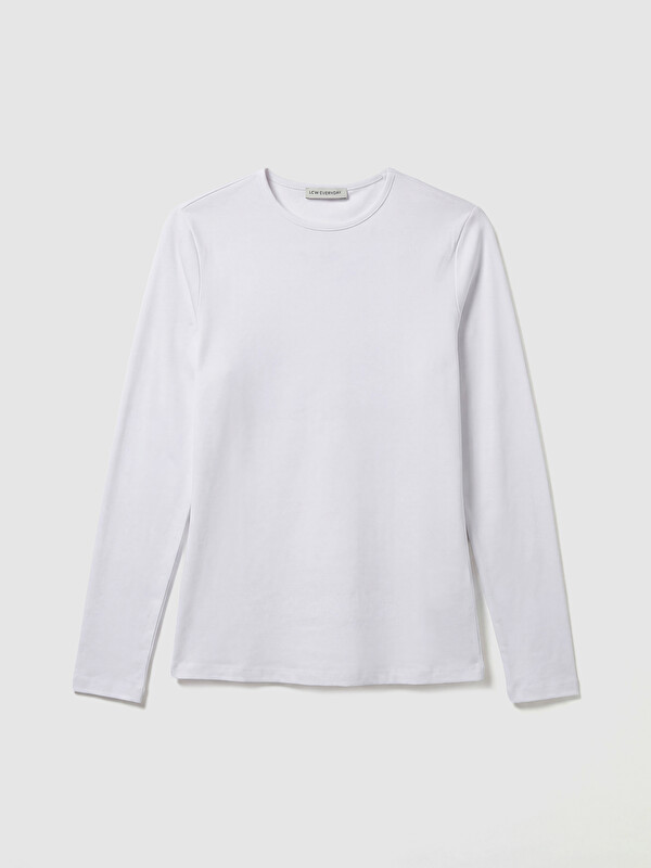 LCWAIKIKI Basic Crew Neck Long Sleeve Women's T-Shirt