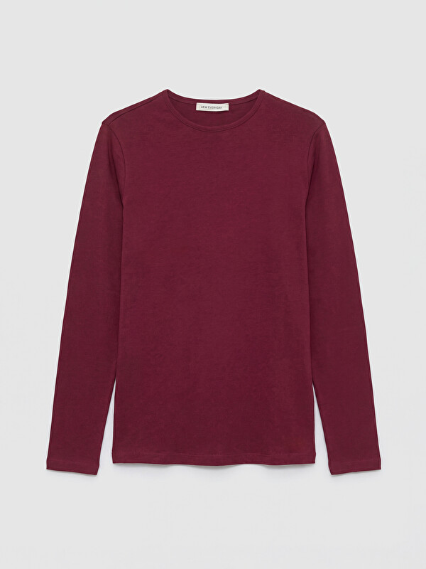 LCWAIKIKI Basic Crew Neck Long Sleeve Women's T-Shirt