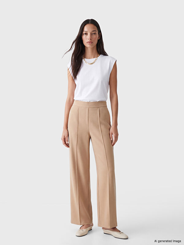 LCW Vision Pantaloni de trening pentru femei cu talie elastică