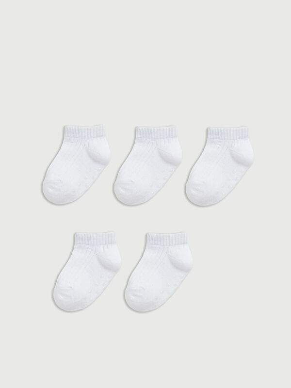 LCW baby Baby Boys' Trainer Socks 5 Pack