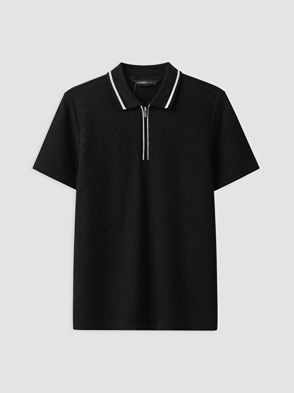 LCWAIKIKI Classic Polo Yaka Dokulu Erkek Tişört