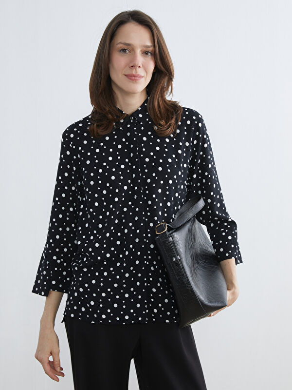 LCW Grace Polka Dot Women's Shirt