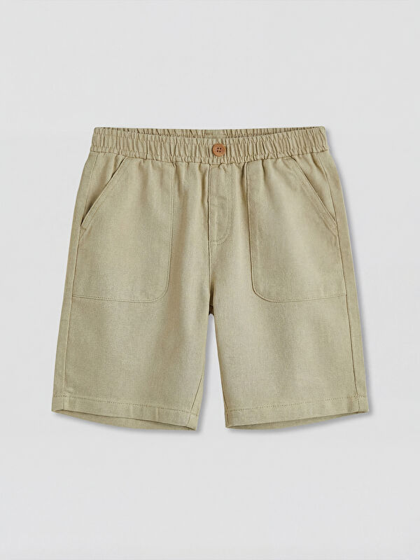 LCW Kids Erkek Çocuk Gabardin Şort