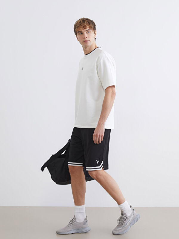 XSIDE ACTIVE Standard Fit Striped Detail Men's Active Shorts